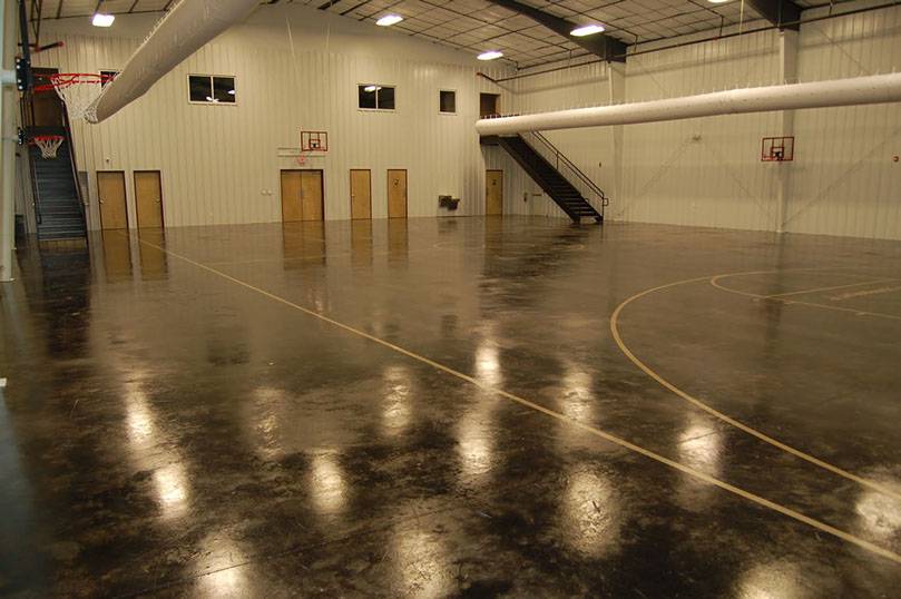 The gymnasium at the St. Martin campus